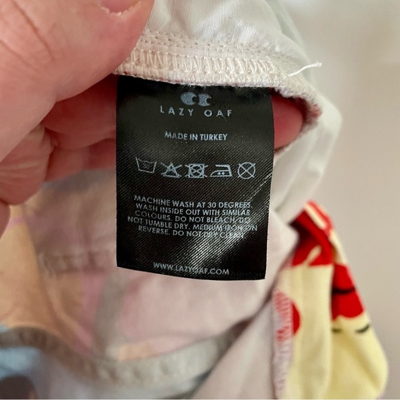 Lazy Oaf x Laura Callaghan Cover To Cover Unisex Pants Size 26 - Picture 15 of 16